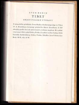 Sven Hedin: Tibet