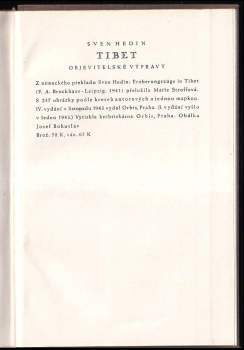 Sven Hedin: Tibet