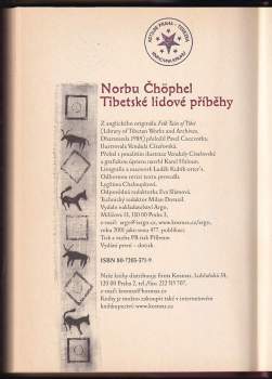 Norbu Chophel: Tibetské lidové příběhy