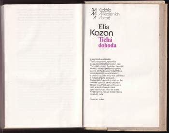 Elia Kazan: Tichá dohoda