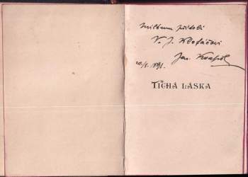 Jaroslav Kvapil: Tichá láska