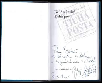 Jiří Stránský: Tichá pošta