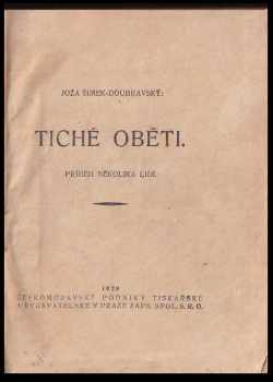 Josef Šimek-Doubravský: Tiché oběti