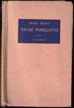 Tiché poselství : verše - Sv. 13