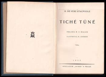 Henry de Vere Stacpoole: Tiché tůně