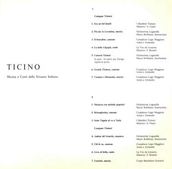 Various: Ticino (Musica E Canti Della Svizzera Italiana)