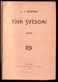 Karel Vladislav Havránek: Tíha svědomí