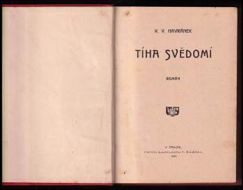 Karel Vladislav Havránek: Tíha svědomí