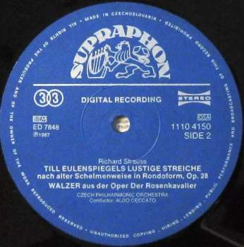 The Czech Philharmonic Orchestra: Till Eulenspiegel / Don Juan / Salomes Tanz / Rosenkavalier-Walzer