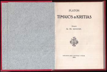 Platón: Timaios a Kritias
