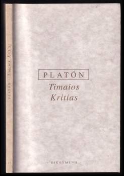 Timaios ; Kritias