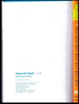 Sarah Peters: Time to talk 1