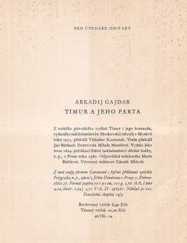 Arkadij Petrovič Gajdar: Timur a jeho parta