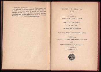 Jan Václav Rosůlek: Tintíšek, soukromý detektiv
