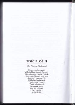 Gilles Deleuze: Tisíc plošin