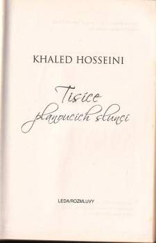 Khaled Hosseini: Tisíce planoucích sluncí