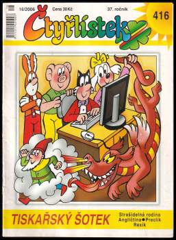 Tiskařský šotek  - Čtyřlístek 416