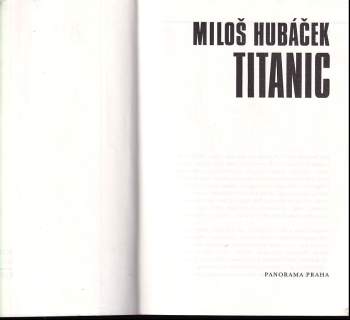 Miloš Hubáček: Titanic
