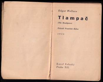 Edgar Wallace: Tlampač