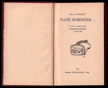 Jan Cibuzar: Tluče bubeníček--