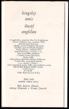Kingsley Amis: Tlustý Angličan