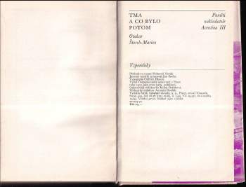 Otakar Štorch-Marien: Tma a co bylo potom