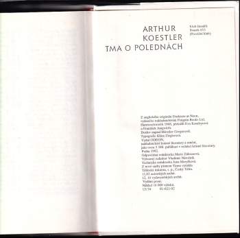 Arthur Koestler: Tma o polednách