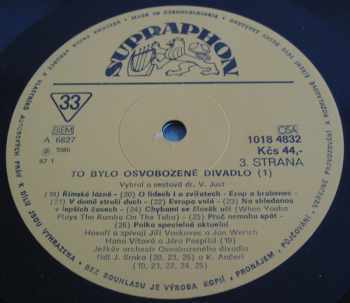 To Bylo Osvobozené Divadlo 1 (1928 ▪ 1933) 2xLP