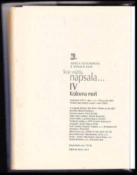Jessica Fletcher: To je vražda, napsala-