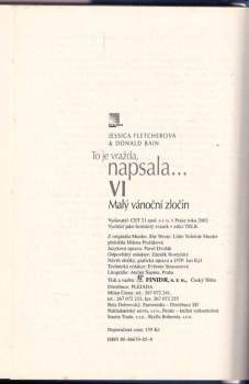 Jessica Fletcher: To je vražda, napsala-