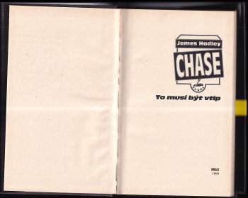 James Hadley Chase: To musí být vtip