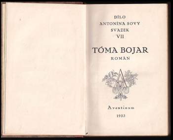 Antonín Sova: Tóma Bojar