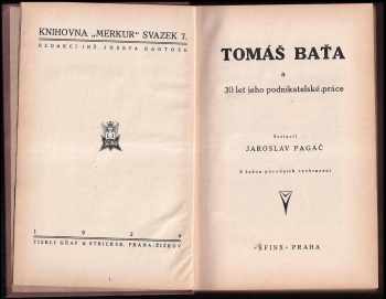 Jaroslav Pagáč: Tomáš Baťa