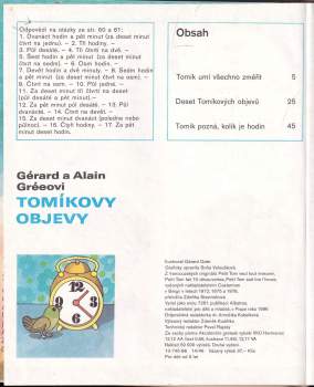 Alain Grée: Tomíkovy objevy