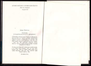 Johan Fabricius: Tonek z Napoleonovy armády