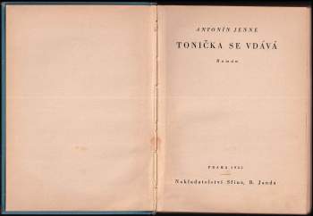 Antonín Jenne: Tonička se vdává