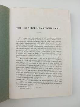 Karel Weigner: Topografická anatomie