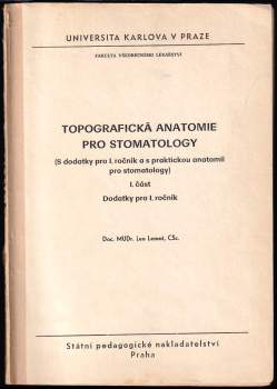 Topografická anatomie pro stomatology