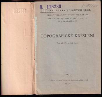 František Cach: Topografické kreslení