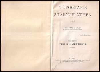 František Groh: Topografie starých Athen