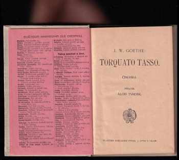 Johann Wolfgang von Goethe: Torquato Tasso