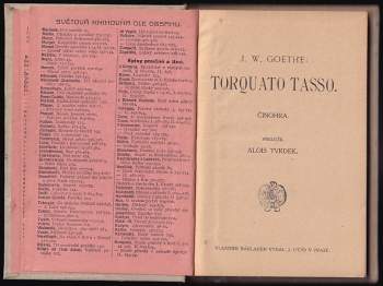 Johann Wolfgang von Goethe: Torquato Tasso