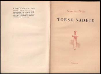 František Halas: Torso naděje