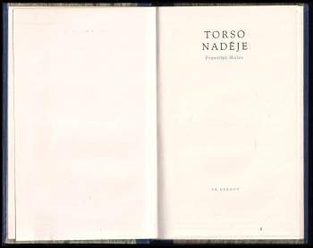František Halas: Torso naděje