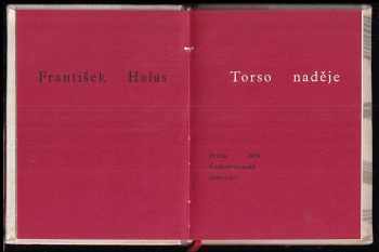 František Halas: Torso naděje
