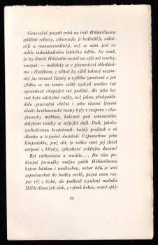 Friedrich Hölderlin: Torso odkazu