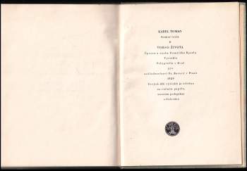 Karel Toman: Torso života