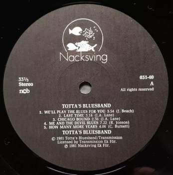 Totta's Bluesband: Totta's Bluesband