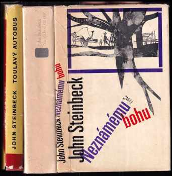 KOMPLET John Steinbeck 3X Toulavý autobus + Na východ od ráje + Neznámému bohu