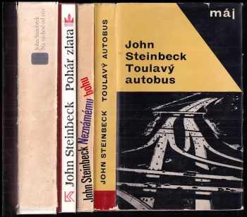 KOMPLET John Steinbeck 4X Pohár zlata + Toulavý autobus + Neznámému bohu + Na východ od ráje